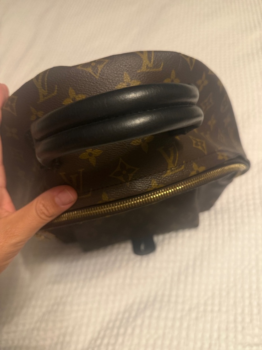 Louis Vuitton Palm Springs medium Brown Monogram Backpack - Picture 6 of 12